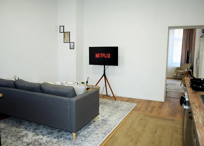 Asya Zentral, Balkon, Netflix, Gratis Kaffee Und Tee Apartament Chemnitz